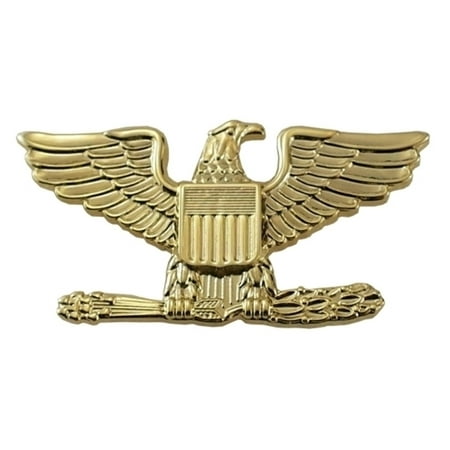 4428RG Metal Rank Insignia, Col. Eagle, Gold, PR