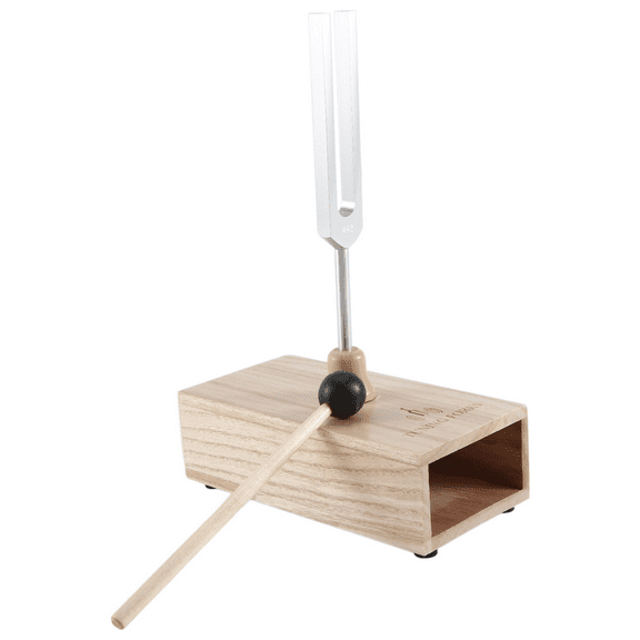 442HZ Tuning Fork, Tuning Fork Resonance Box, Chakra Tuning Forks for Sound Therapy, Yoga, and Relaxation