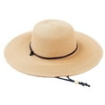 thumbnail image 1 of 442LB01 Siz 1 Light Brown Wide Brim Braided Hat, 1 of 4