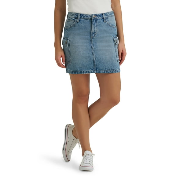 Lee® Women's Heritage Denim Cargo Mini Skirt, Sizes 2-18