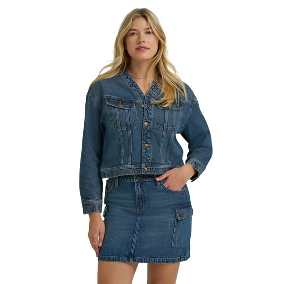 Lee® Women's Heritage Denim Cargo Mini Skirt, Sizes 2-18