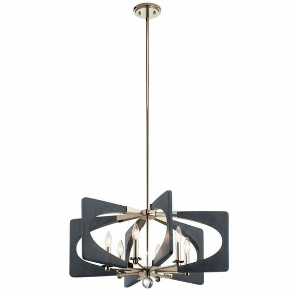 44360DWG Kichler Lighting Alscar - 6 Light Medium Chandelier - With Transitional Inspirations - 14.25 Inches Tall By 28 Inches Wide