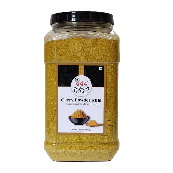 444 Foods Curry Powder Mild 5 lbs Jar