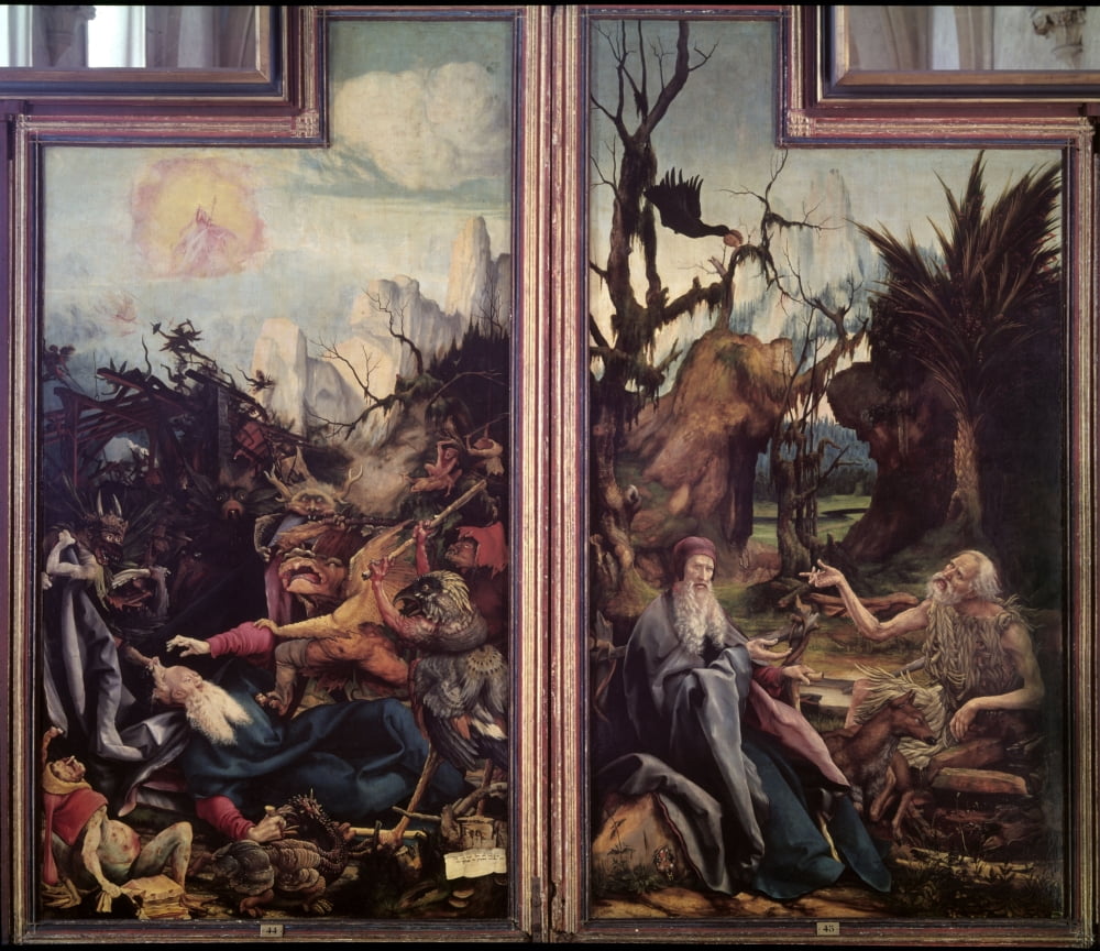 4441 Mathias Grunewald (1450-1528) German School Canvas Art - (24 x 18)