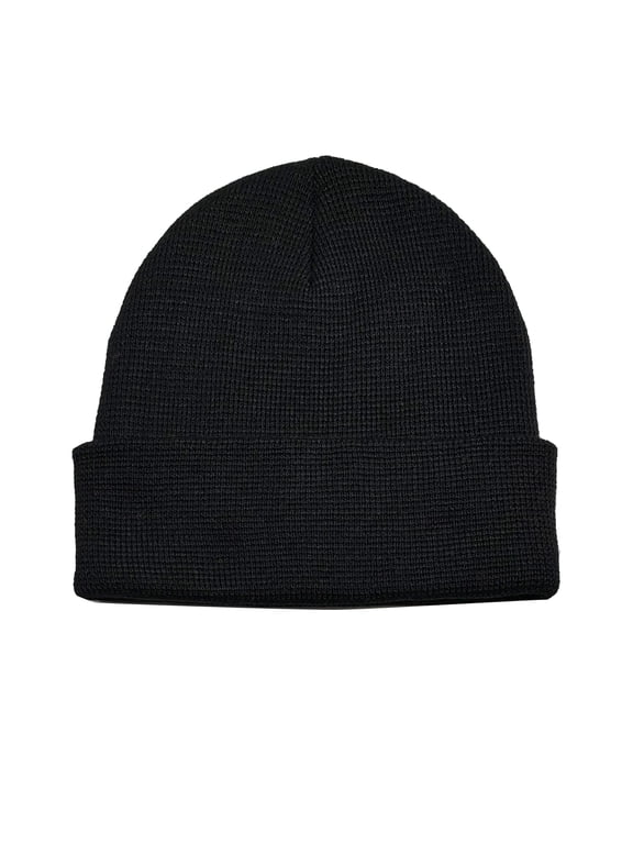 Men's Knit Beanie,Black Soot