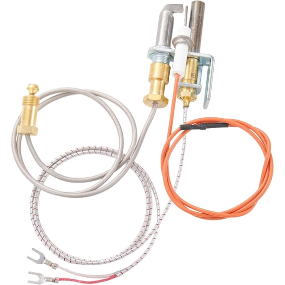 446-513A Pilot Assembly, LP Propane Gas Pilot Kit Compatible with Heat-N-Glo Fireplaces and Log Sets, Models SL2000, 4000, 5000, 600, SRV446-513A with Thermopile