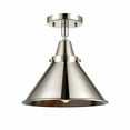 thumbnail image 1 of 447-1C-PN-M10-PN-Innovations Lighting-Briarcliff - 1 Light Flush Mount In Traditional Style-9.5 Inches Tall and 10 Inches Wide-Polished Nickel Finish, 1 of 1
