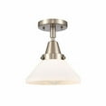 thumbnail image 1 of 447-1C-SN-G4471-Innovations Lighting-Caden - 1 Light Flush Mount In Industrial Style-7 Inches Tall and 8 Inches Wide-Brushed Satin Nickel Finish-Matte, 1 of 1