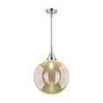 thumbnail image 1 of 447-1S-PN-G208-12 Innovations Lighting Beacon - 1 Light Stem Hung Mini Pendant-16.13 Inch Tall and 12 Inch Wide-Polished Nickel Finish-Mercury Glass, 1 of 7