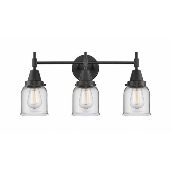 447-3W-BK-G52-LED-Innovations Lighting-Caden - 10.5W 3 LED Bath Vanity In Retro Style-11 Inches Tall and 23 Inches Wide