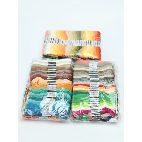 447 Pieces Set Cross Stitch Thread Embroidery Floss For Beginners DIY Craft.