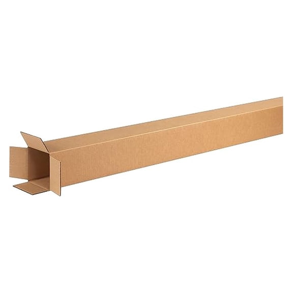 4472 Tall Corrugated Cardboard Box 4" L x 4" W x 72" H, , for Shipping, Packing and Moving (Pack of 15)