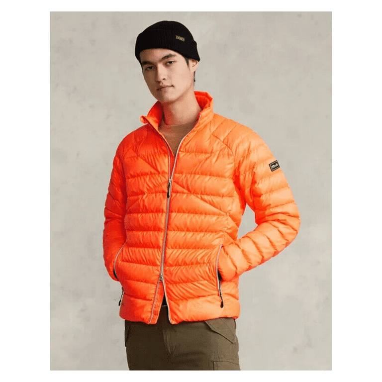 POLO RALPH LAUREN Orange Ombre Lightweight Water-Repellent Pullover Jacket newest $298