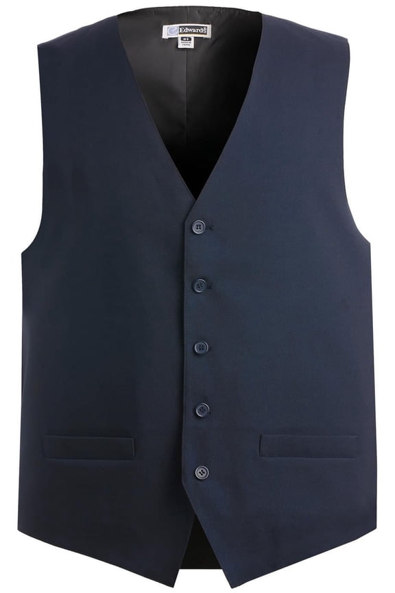 4490 Men's V-Neck Two Pockets Economy Vest