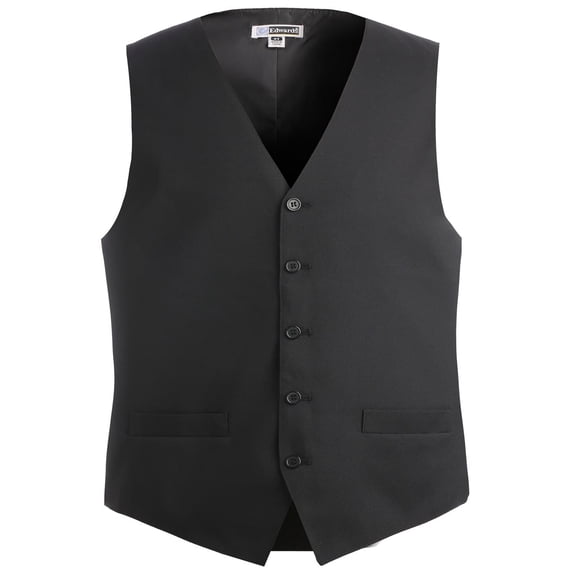 4490 Men's V-Neck Two Pockets Economy Vest