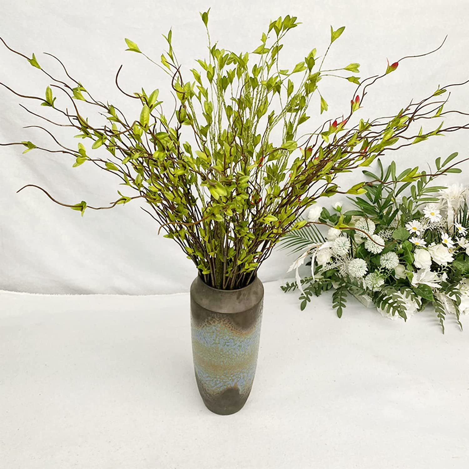 44Inch Artificial Pussy Willows Branches For Tall Vase, Fake Willows