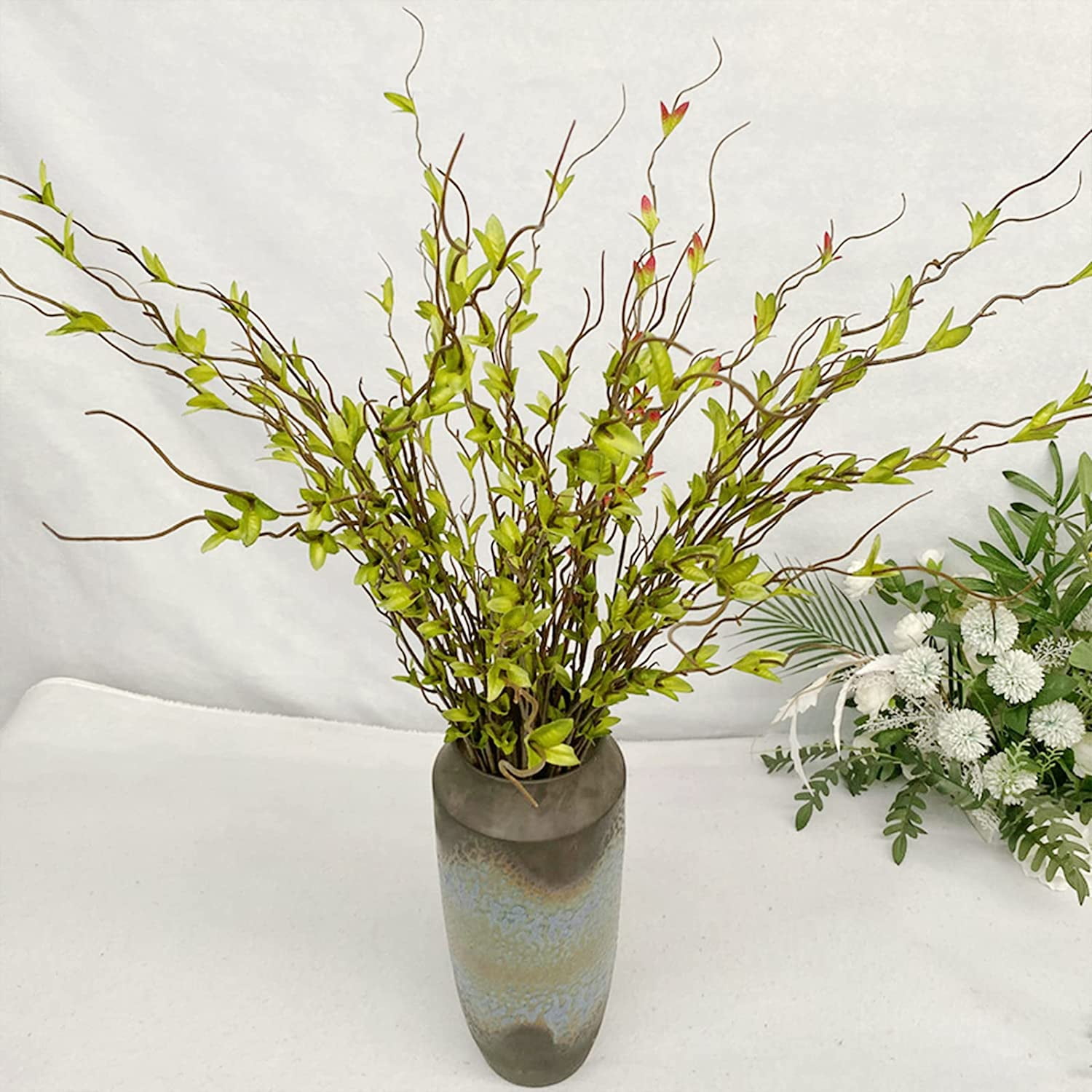 44Inch Artificial Pussy Willows Branches For Tall Vase, Fake Willows