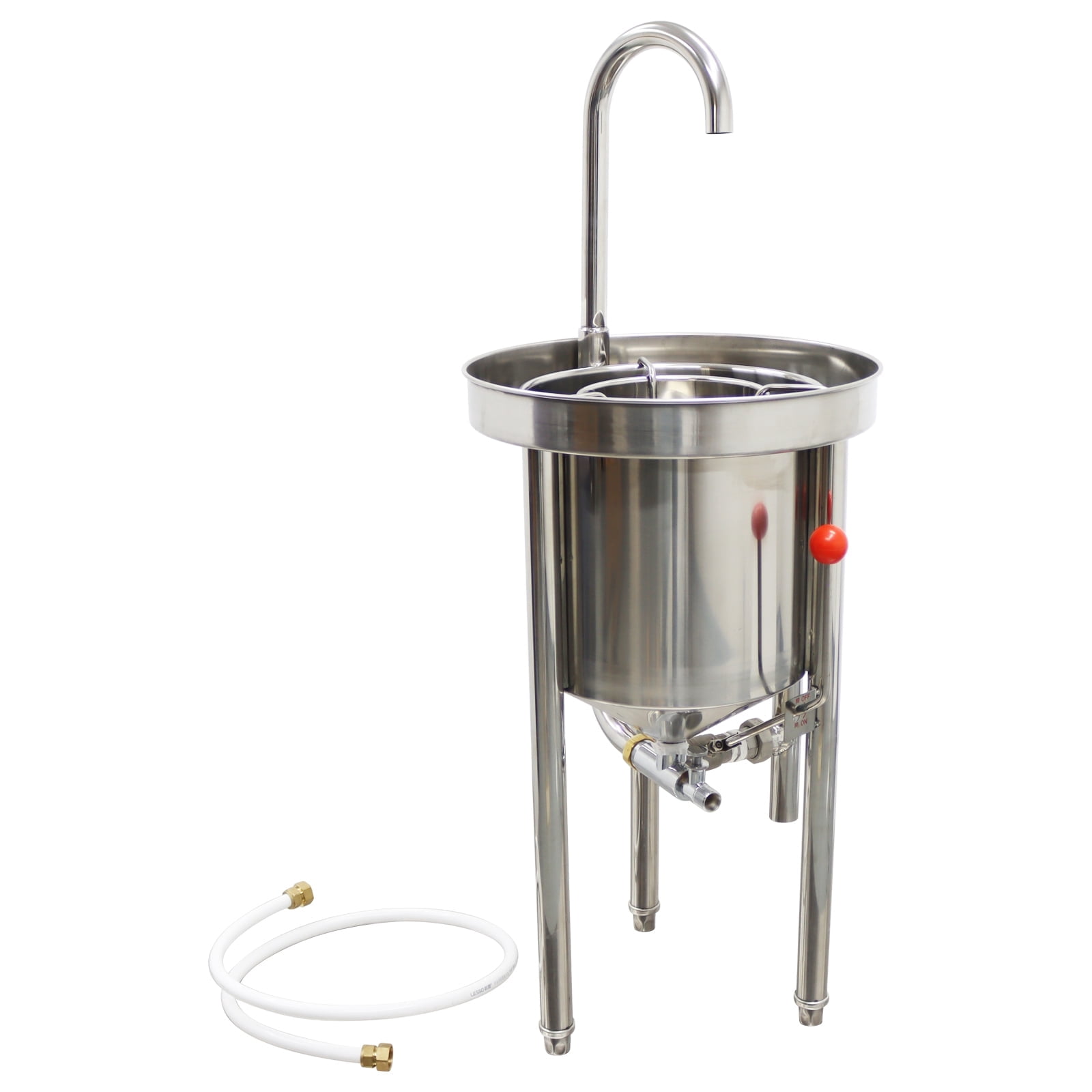 55Lbs Hydraulic Commercial Rice Washer Stainless Steel Automatic Rice ...