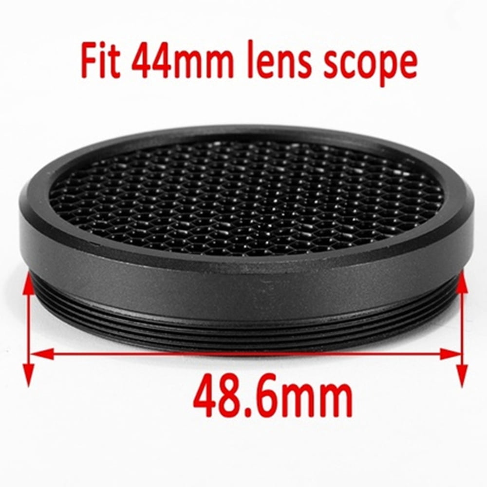 44MM Rifle Scope Sunshade Protective Caps Mesh Scope