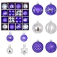thumbnail image 1 of 44PC Christmas Ball Ornaments Set, Shatterproof Hanging Decorations for Tree Party Birthday Holiday Wedding, Durable Xmas Balls for Home Display, 1 of 6
