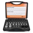 thumbnail image 1 of 44PCS Nut Checker Bolt Inspection Tool, Metric & Imperial Standard, Rust-Resistant Steel Material, Quick Accurate Measurement, for Car Industrial Housing Inspection, 1 of 2