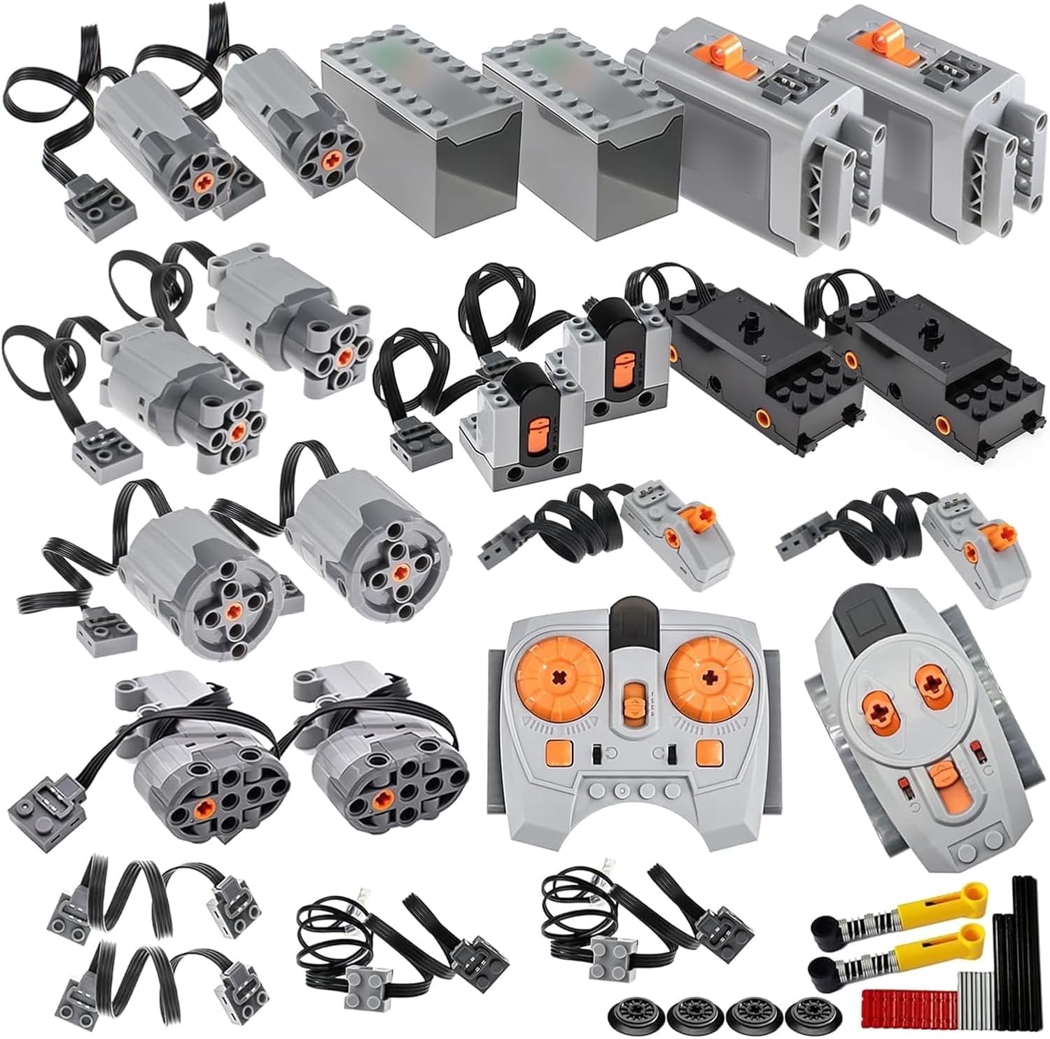 Function Kit 44Pcs Power-Function Kits Set M/L/XL Servo-Train-Motor-Set Compatible ...