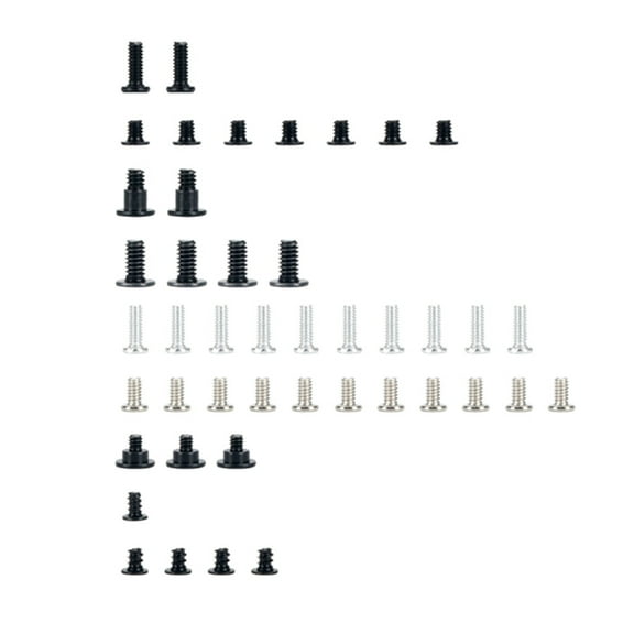 44Pcs/Set Game Console Host Metal Screws Replacement for NS OLED Gamepad Accessories Full Screws Set Kit Repairing Parts