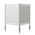 thumbnail image 1 of 44in H x 36in W (2 Panels) No Dig Enclo Waverly Vinyl Privacy Screen, Outdoor Privacy Screen Panels, Trash Can Enclosure, Air Conditioner Fence, Pool Equipment Enclosure, EC18010, 1 of 11