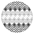 thumbnail image 1 of 44in Round Tablecloth with Elastic Edge, Waterproof Fitted Table Cover for 36-44" Tables, Boho Theme Polyester Reusable Table Cloths Wipe Clean for Picnic, Dining, Outdoor Use and Party Decor, 1 of 7