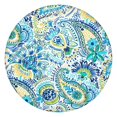 thumbnail image 1 of 44in Round Tablecloth with Elastic Edge, Waterproof Fitted Table Cover for 36-44" Tables, Boho Theme Polyester Reusable Table Cloths Wipe Clean for Picnic, Dining, Outdoor Use and Party Decor, 1 of 7