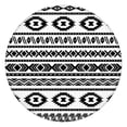 thumbnail image 1 of 44in Round Tablecloth with Elastic Edge, Waterproof Fitted Table Cover for 36-44" Tables, Boho Theme Polyester Reusable Table Cloths Wipe Clean for Picnic, Dining, Outdoor Use and Party Decor, 1 of 7