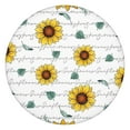 thumbnail image 1 of 44in Round Tablecloth with Elastic Edge, Waterproof Fitted Table Cover for 36-44" Tables, Floral Theme Polyester Reusable Table Cloths Wipe Clean for Picnic, Dining, Outdoor Use and Party Decor, 1 of 7