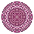 thumbnail image 1 of 44in Round Tablecloth with Elastic Edge, Waterproof Fitted Table Cover for 36-44" Tables, Floral Theme Polyester Reusable Table Cloths Wipe Clean for Picnic, Dining, Outdoor Use and Party Decor, 1 of 7