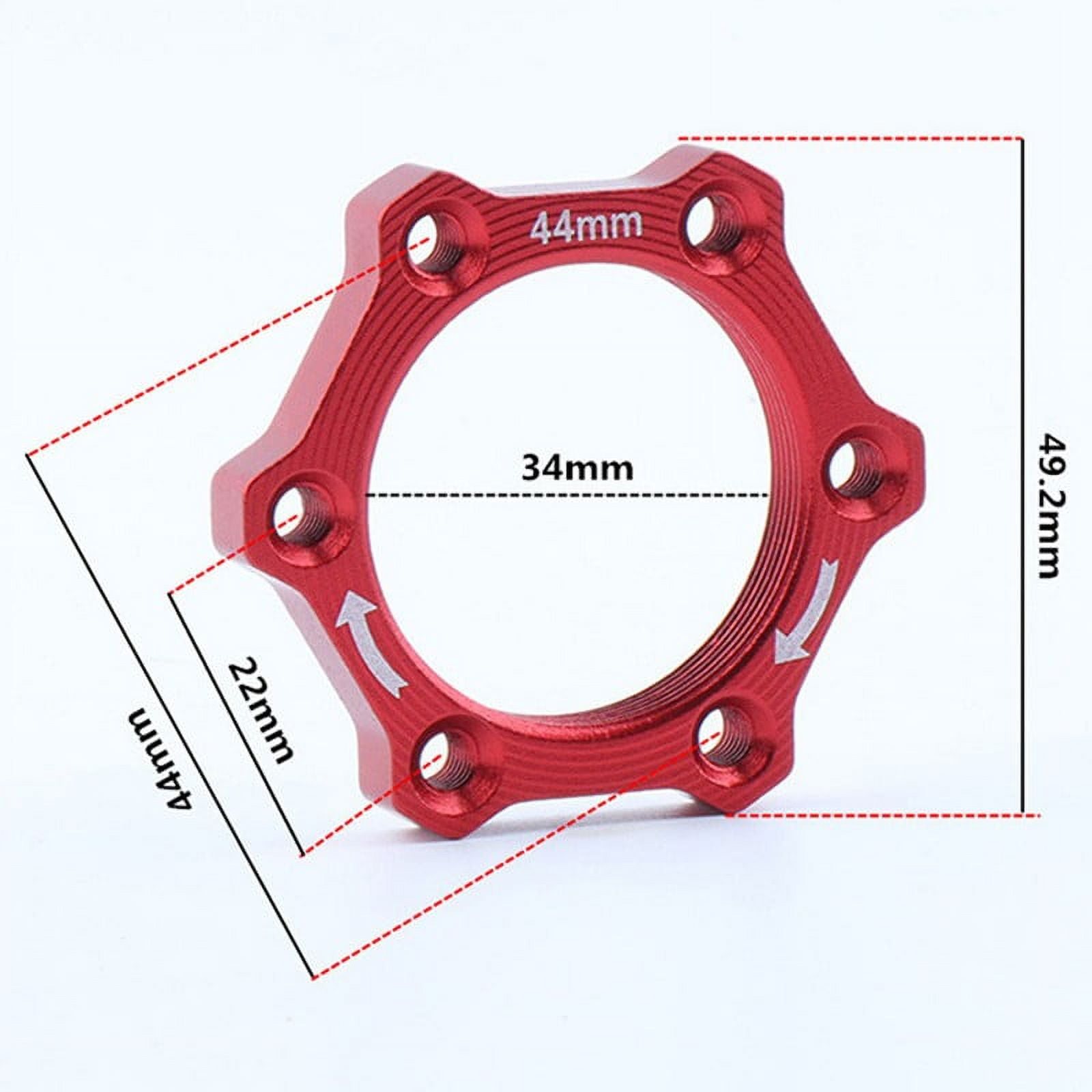 44mm Bicycle Bike Rotary Screw Thread Hub Flange Adapter Brake Disc Rotor Base
