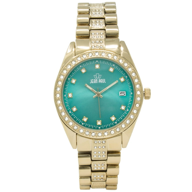 Jean paul diamond quartz cheap watch