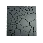 44pcs Stone texture 12" Patio Deck Tiles , Easy and Quick Installation DIY Module Interlocking Decking Tiles Floor Tile,Court Tiles for Porch Poolside Balcony Backyard ,DARK GRAY