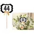 thumbnail image 1 of 44th Birthday / Anniversary Table Decoration Party Centerpiece Pick - Set of 6, 1 of 1