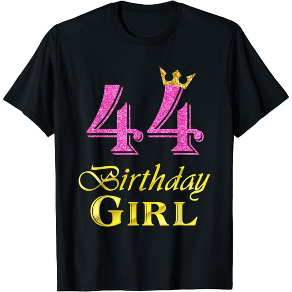 44th Birthday Girl Princess Shirt 44 Years Old 44th Birthday T-Shirt