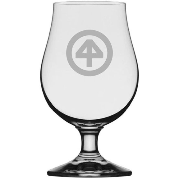 44th Infantry Division Military Etched 13.25oz Iona Beer Glass