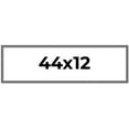 thumbnail image 1 of 44x12 Frame Slate Blue Distressed Rustic Solid Wood Picture Frame | 0.75 Inch Moulding Width |, 1 of 8