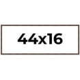 thumbnail image 1 of 44x16 Frame Brown Bamboo with Dark Coffee/Walnut Finish | Solid Wood Picture Frame Width 0.75, 1 of 8