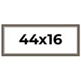 thumbnail image 1 of 44x16 Frame Brown Solid Wood Picture Frame | 1.75 Inch Moulding Width | Austin Frame Complete with, 1 of 8