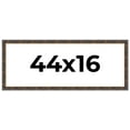 thumbnail image 1 of 44x16 Frame Gold Real Wood Picture Frame Width 1.5 inches | Interior Frame Depth 0.5 inches |, 1 of 8