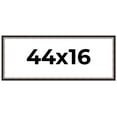 thumbnail image 1 of 44x16 Frame Silver Real Wood Picture Frame Width 1.25 Inches | Interior Frame Depth 0.75 Inches |, 1 of 8