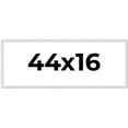 thumbnail image 1 of 44x16 Frame White Real Wood Picture Frame Width 0.75 inches | Interior Frame Depth 0.5 inches |, 1 of 8