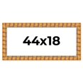 thumbnail image 1 of 44x18 Frame Beige Real Wood Picture Frame Width 3 inches | Interior Frame Depth 0.5 inches |, 1 of 8