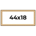thumbnail image 1 of 44x18 Frame Gold Plein Aire Solid Wood Picture Frame Width 2 Inches | Interior Frame Depth 0.5, 1 of 8