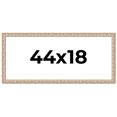 thumbnail image 1 of 44x18 Frame White Real Wood Picture Frame Width 1.5 inches | Interior Frame Depth 0.5 inches |, 1 of 8