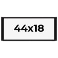 thumbnail image 1 of 44x18 Shadow Box Black Rustic Barnwood Display Frame  | 1.125 Inch Deep | 0.875 Inch Moulding Width, 1 of 4