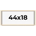 thumbnail image 1 of 44x18 Shadow Box Frame Brown | 0.875 Inches Deep Real Wood Contemporary Shadowbox Display Frame |, 1 of 5